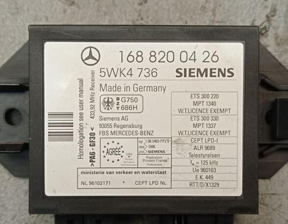 Startonderbreker regeleenheid MERCEDES-BENZ A-CLASS (W168)