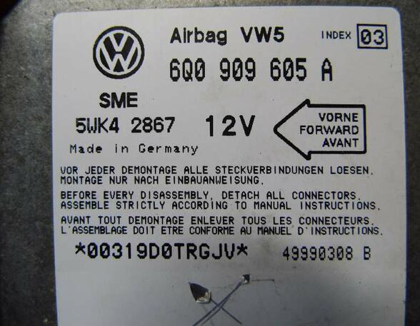 Airbag Control Unit VW GOLF IV (1J1)