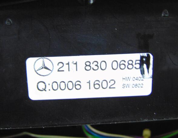 Heating & Ventilation Control Assembly MERCEDES-BENZ E-Klasse (W211)