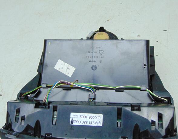 Heating & Ventilation Control Assembly MERCEDES-BENZ E-Klasse (W211)