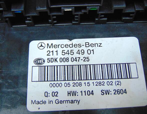 Engine Management Control Unit MERCEDES-BENZ E-Klasse (W211)