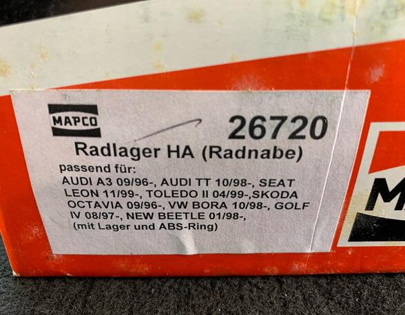 250692 Radnabe AUDI A3 (8L) 26720