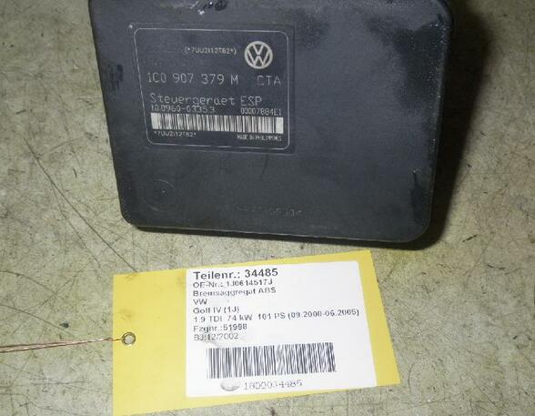 34485 Bremsaggregat ABS VW Golf IV (1J) 1J0614517J