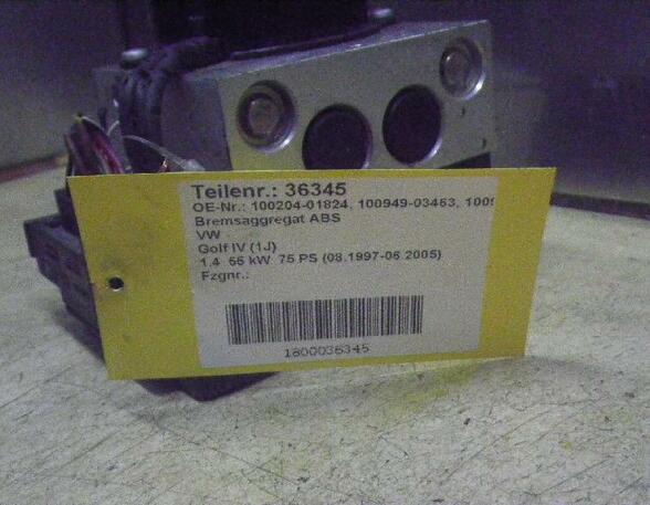 36345 Bremsaggregat ABS VW Golf IV (1J) 100204-01824