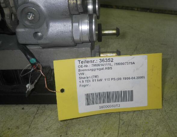 Abs Hydraulic Unit VW Sharan (7M6, 7M8, 7M9)