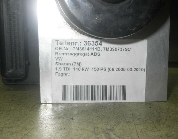 Abs Hydraulic Unit VW Sharan (7M6, 7M8, 7M9)