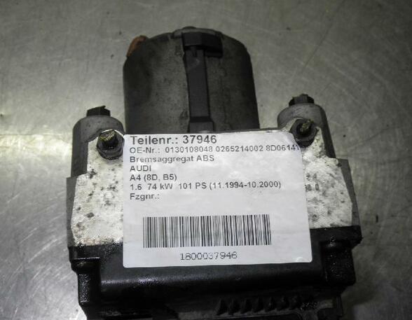 ABS Hydraulisch aggregaat AUDI A4 (8D2, B5)