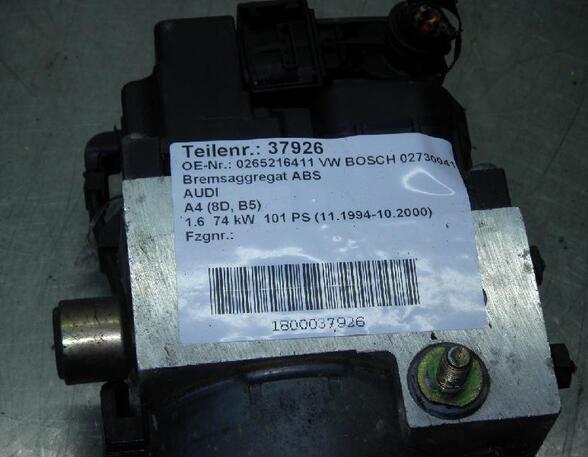 Abs Hydraulic Unit AUDI A4 (8D2, B5)