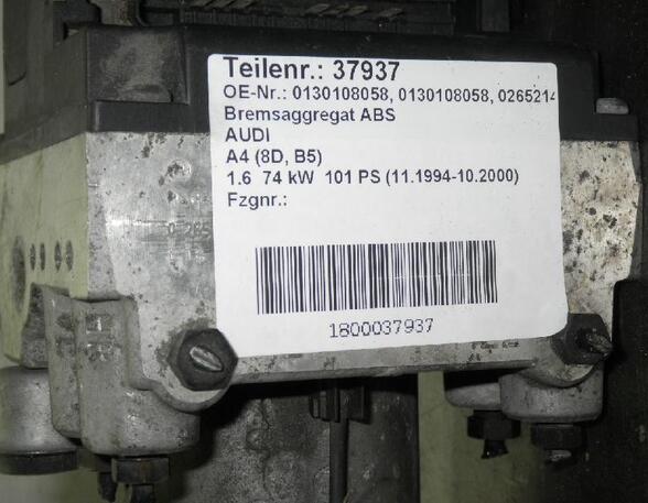 Abs Hydraulic Unit AUDI A4 (8D2, B5)