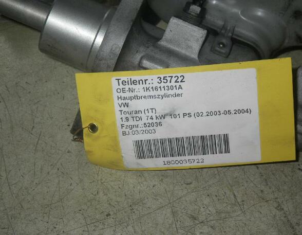 Brake Master Cylinder VW Touran (1T1, 1T2)