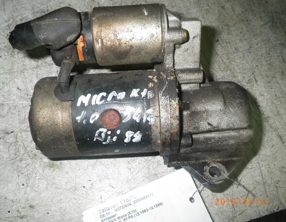 Starter NISSAN Micra I (K10)