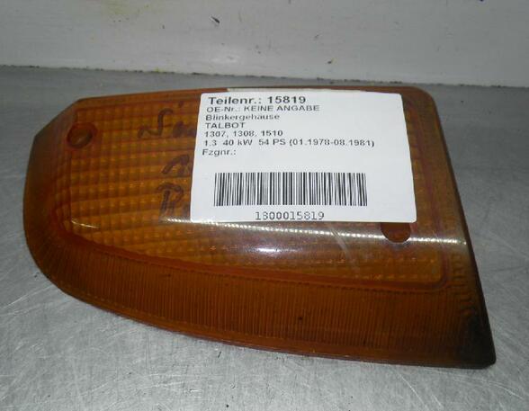 Direction Indicator Lamp TALBOT 1307-1510 (--)