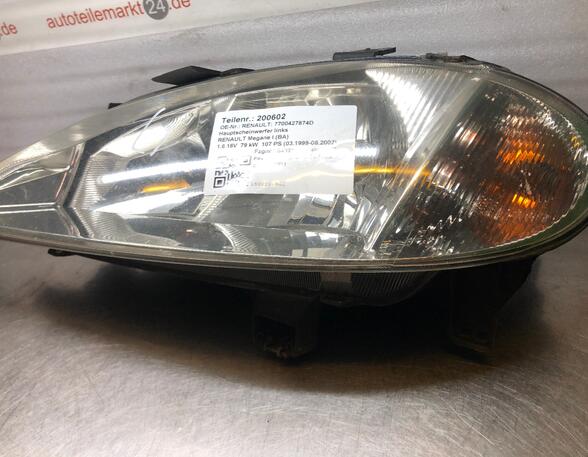 Koplamp RENAULT Megane I (BA0/1)