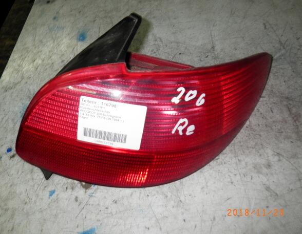 Combination Rearlight PEUGEOT 206 Schrägheck (2A/C), PEUGEOT 206 SW (2E/K)