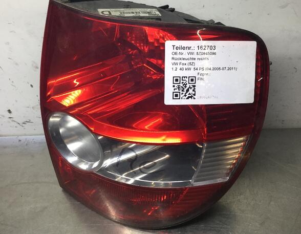 Combination Rearlight VW Fox Schrägheck (5Z1, 5Z3, 5Z4)