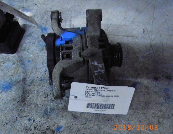 Alternator OPEL Agila (A) (A H00)