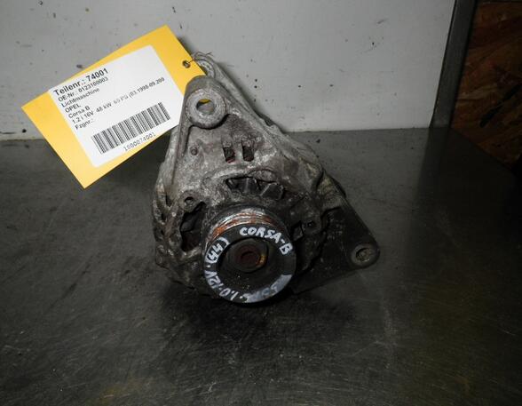 Alternator OPEL Corsa B (73, 78, 79)