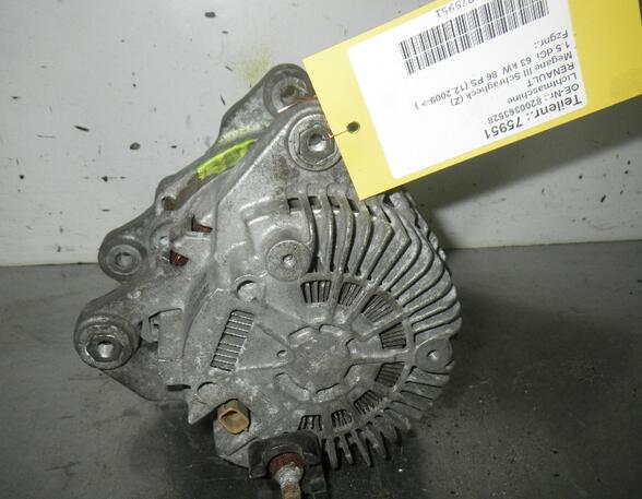 Alternator RENAULT Megane III Schrägheck (B3, BZ0/1)