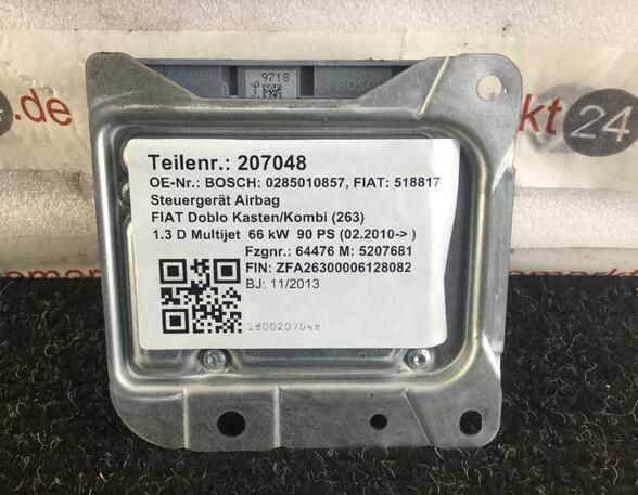 207048 Steuergerät Airbag FIAT Doblo Kasten/Kombi (263) 0051881770