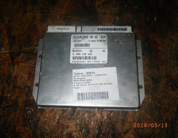 Control unit MERCEDES-BENZ A-CLASS (W168)