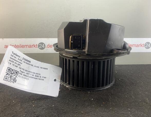 Interior Blower Motor AUDI A3 (8P1), AUDI A3 Sportback (8PA)