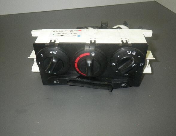 Heating & Ventilation Control Assembly MERCEDES-BENZ A-CLASS (W168)