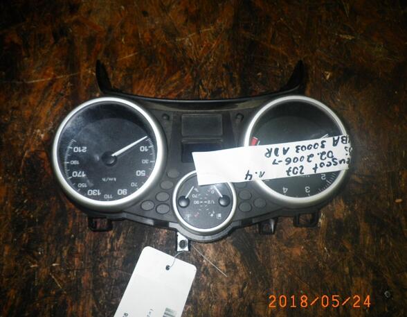 105558 Tachometer PEUGEOT 207 A2C53375181