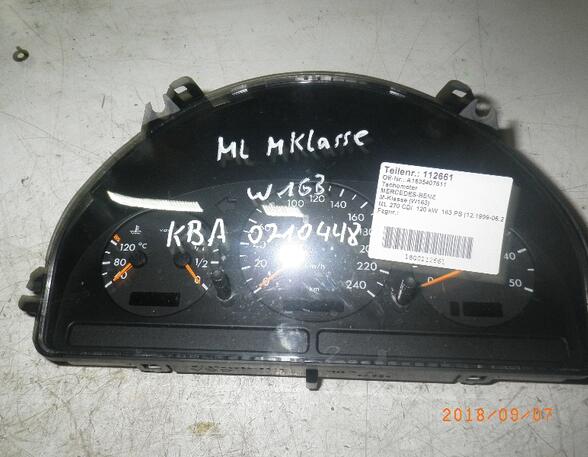 112661 Tachometer MERCEDES-BENZ M-Klasse (W163) A1635407611