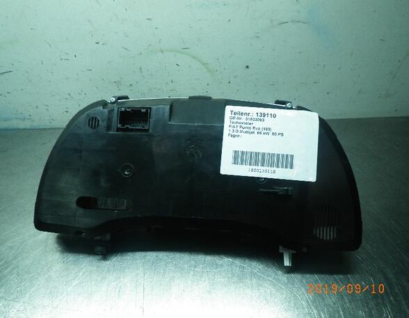 139110 Tachometer FIAT Punto Evo (199) 51803093