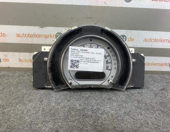 220498 Tachometer OPEL Agila (H-B) 34100-52K0