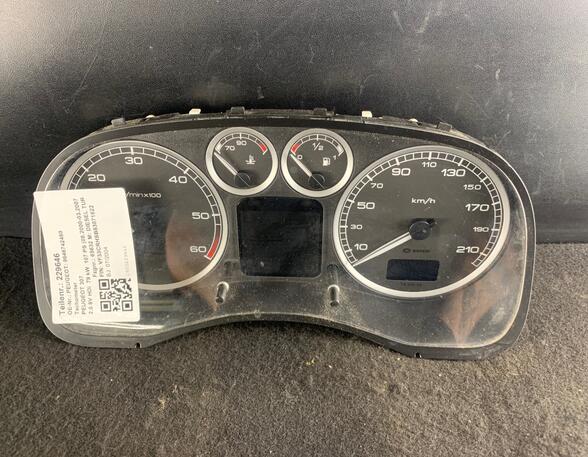 Snelheidsmeter PEUGEOT 307 (3A/C)