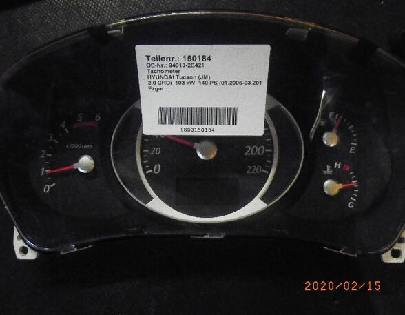 150184 Tachometer HYUNDAI Tucson I (JM) 94013-2E421