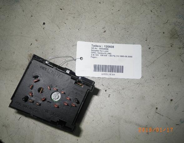 Headlight Light Switch OPEL Vectra B (J96)