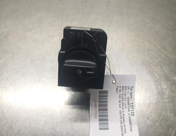 Headlight Light Switch MERCEDES-BENZ A-Klasse (W169)