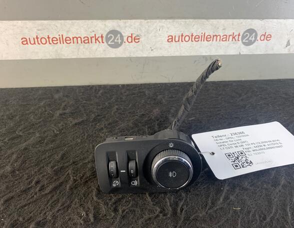 Headlight Light Switch OPEL Corsa D (S07)