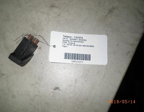 Hazard Warning Light Switch OPEL Corsa B (73, 78, 79)