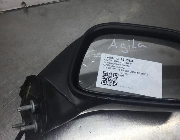 Wing (Door) Mirror OPEL Agila (A) (A H00)