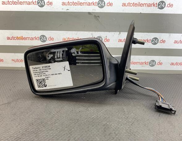 Wing (Door) Mirror VW Golf III (1H1)