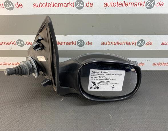 Wing (Door) Mirror PEUGEOT 206 Schrägheck (2A/C), PEUGEOT 206 SW (2E/K)