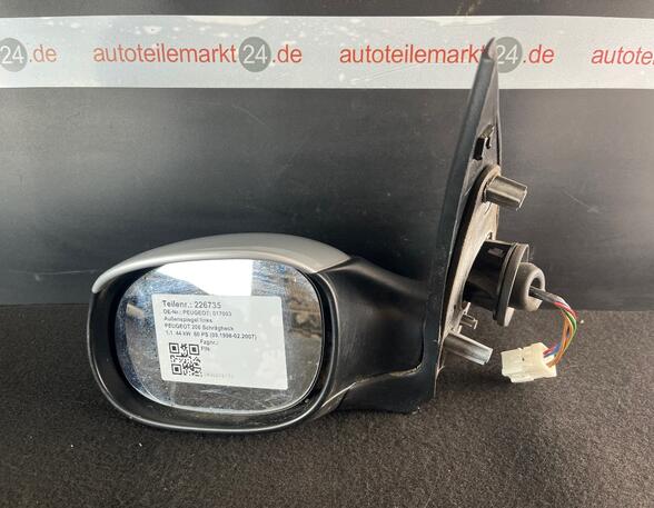 Wing (Door) Mirror PEUGEOT 206 Schrägheck (2A/C), PEUGEOT 206 SW (2E/K)