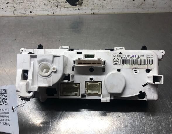 Air Conditioning Control Unit MERCEDES-BENZ A-Klasse (W169)