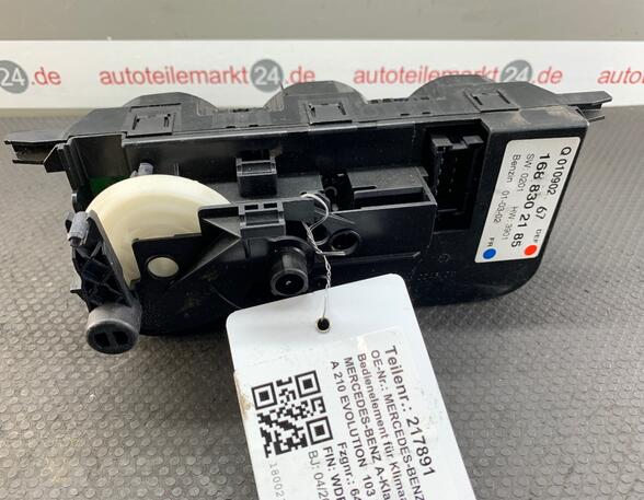 Air Conditioning Control Unit MERCEDES-BENZ A-Klasse (W168)