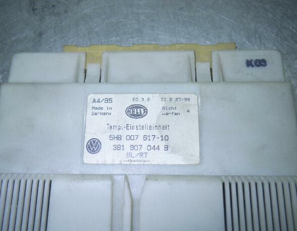 Air Conditioning Control Unit VW Golf IV (1J1)