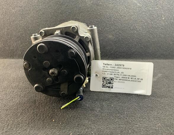 Air Conditioning Compressor FORD Fiesta V (JD, JH)