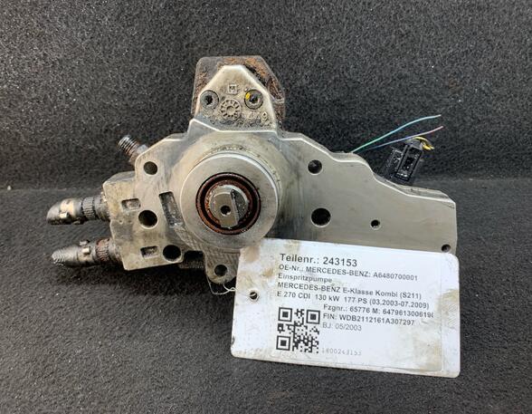 Injection Pump MERCEDES-BENZ E-Klasse T-Model (S211)