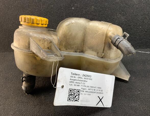 Coolant Expansion Tank OPEL Astra F CC (T92)