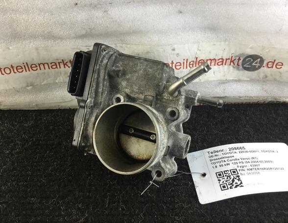 Throttle Body TOYOTA Corolla Verso (R1, ZER, ZZE12)