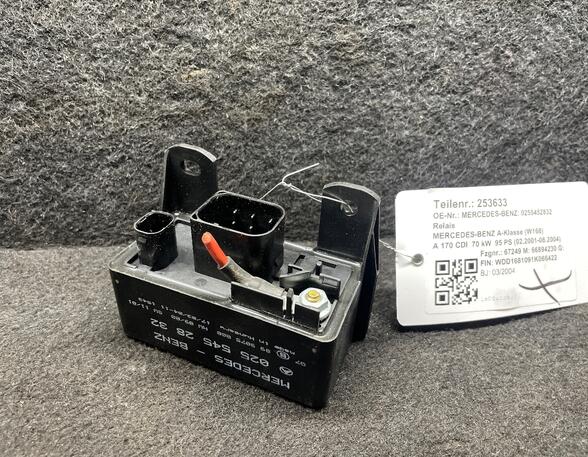 Wash Wipe Interval Relay MERCEDES-BENZ A-CLASS (W168)