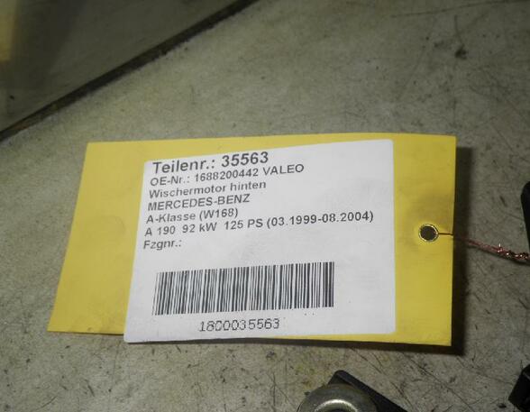 Wiper Motor MERCEDES-BENZ A-Klasse (W168)