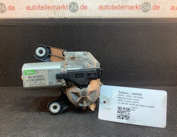 Wiper Motor OPEL Corsa C (F08, F68)